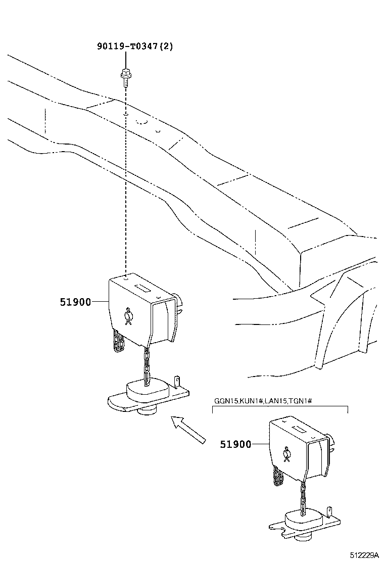  HILUX |  SPARE WHEEL CARRIER