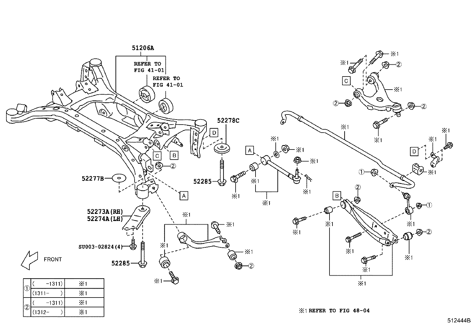  GT86 86 |  SUSPENSION CROSSMEMBER UNDER COVER
