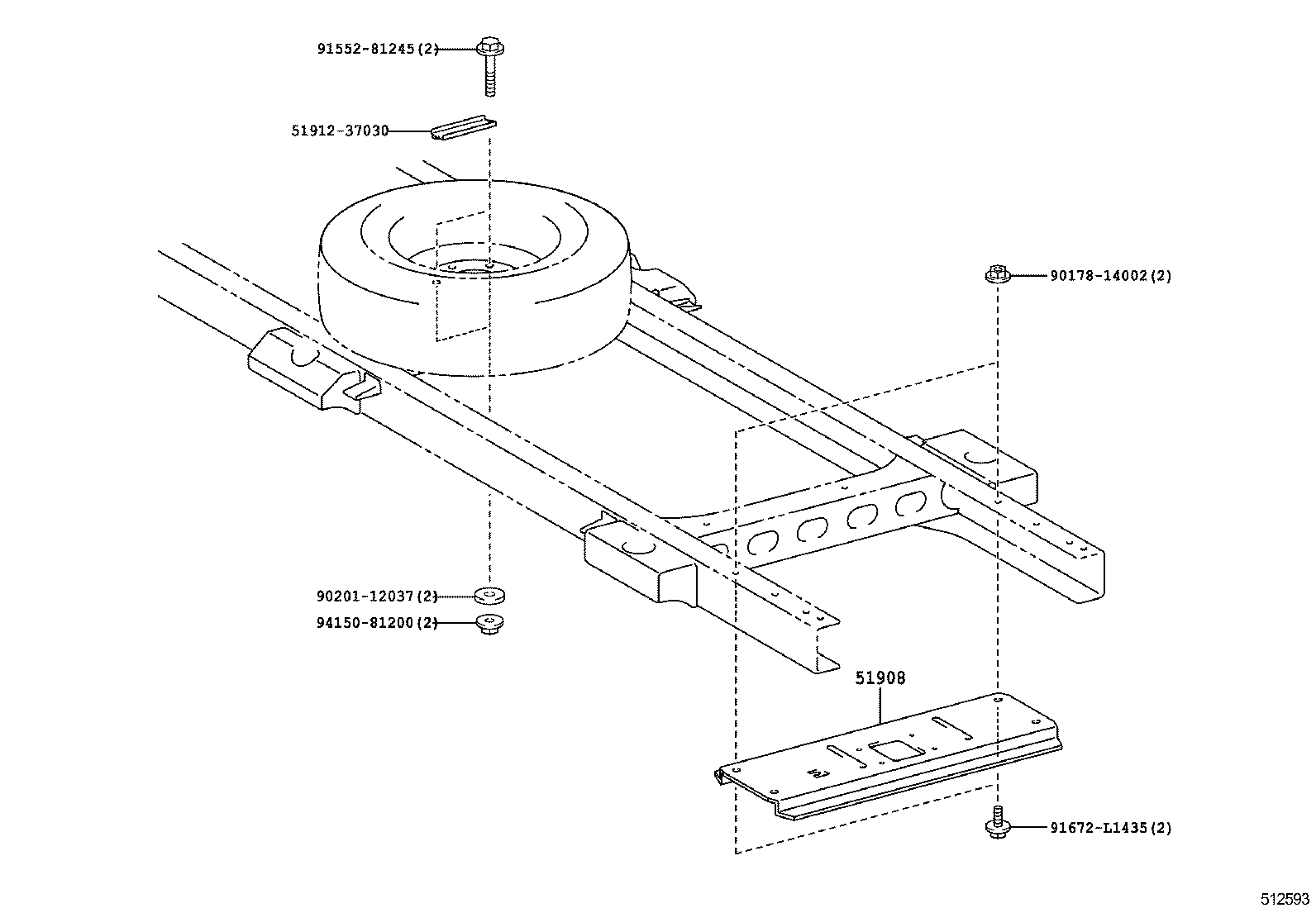  DYNA |  SPARE WHEEL CARRIER