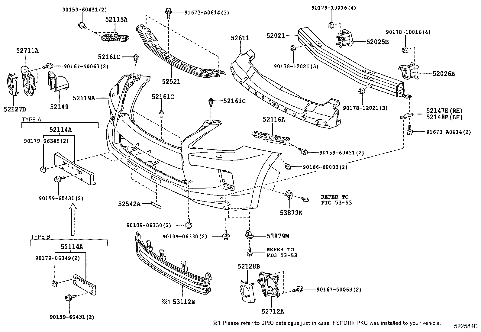  LX460 570 |  FRONT BUMPER BUMPER STAY