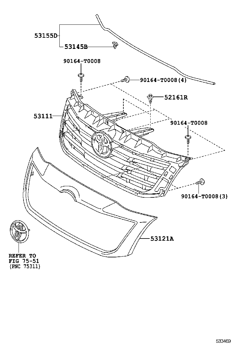  HILUX |  RADIATOR GRILLE