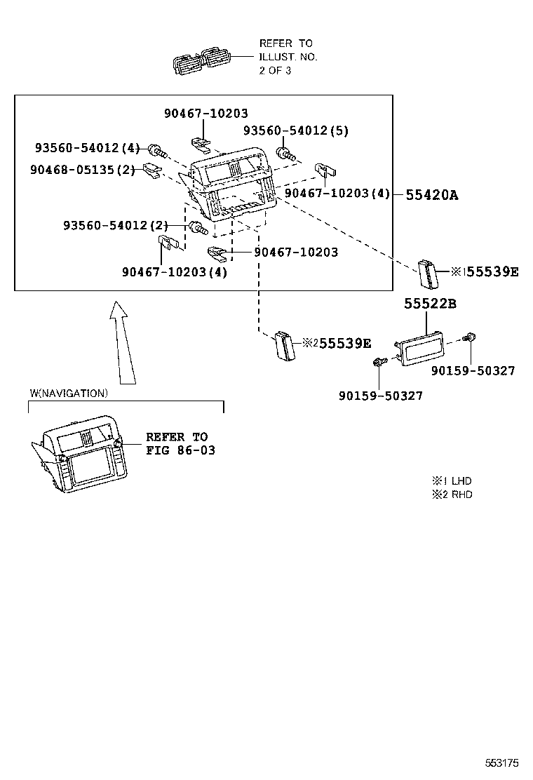  LAND CRUISER PRADO |  INSTRUMENT PANEL GLOVE COMPARTMENT