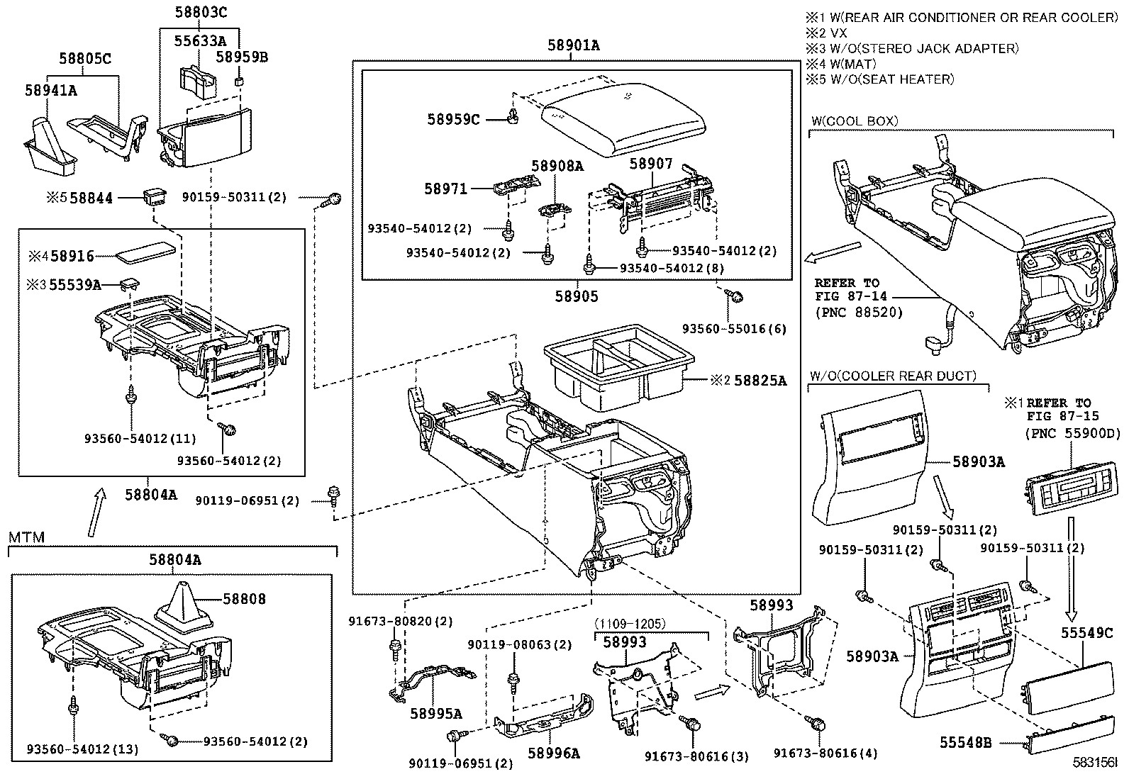  LAND CRUISER 200 |  CONSOLE BOX BRACKET