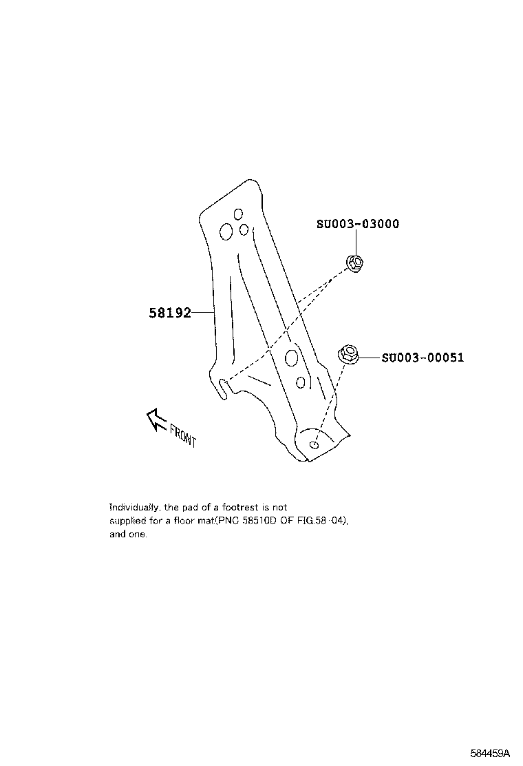  GT86 86 |  FLOOR PAN LOWER BACK PANEL