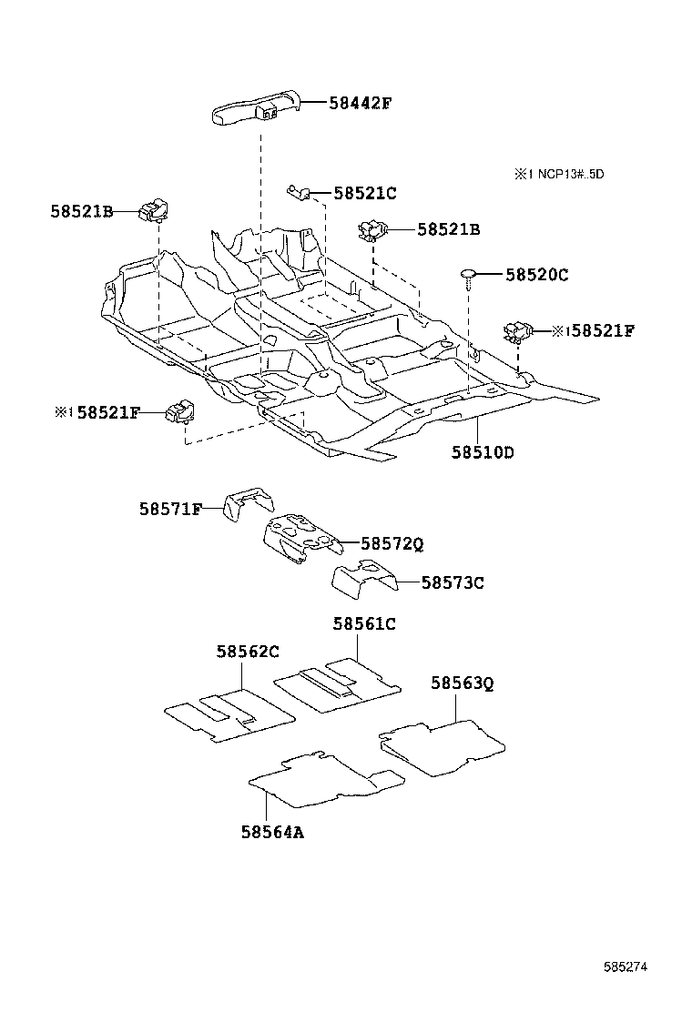  YARIS |  MAT CARPET