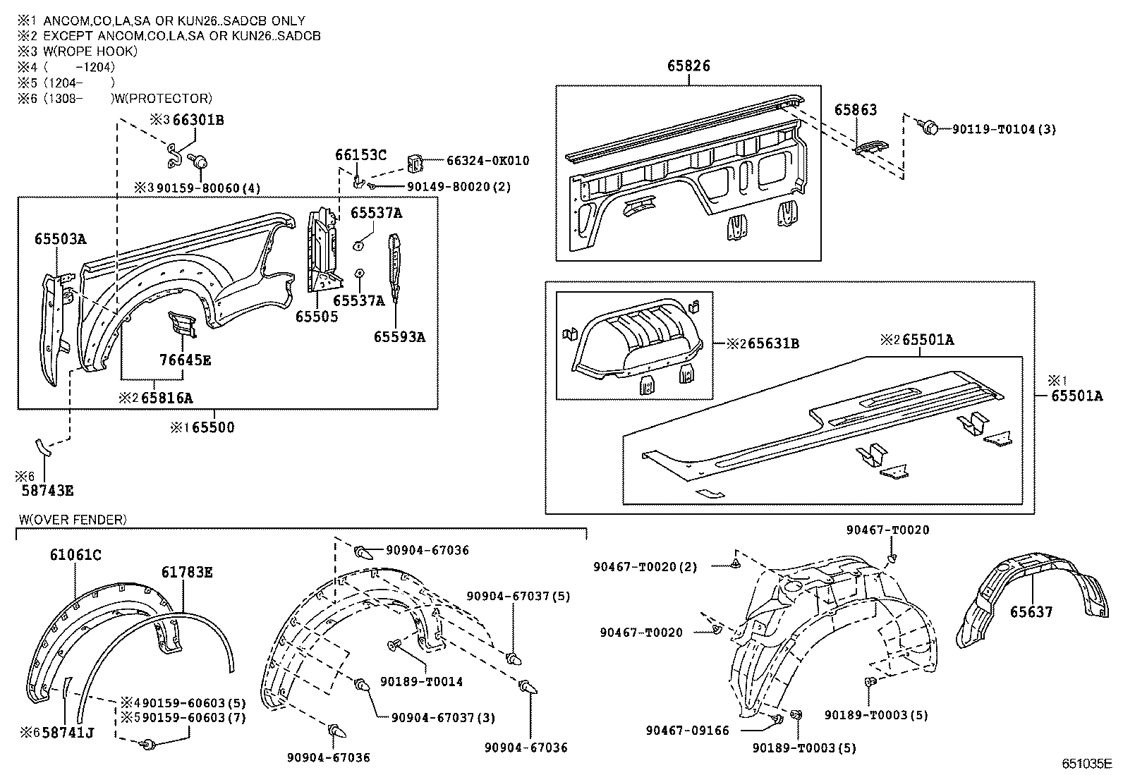  HILUX |  REAR BODY SIDE PANEL