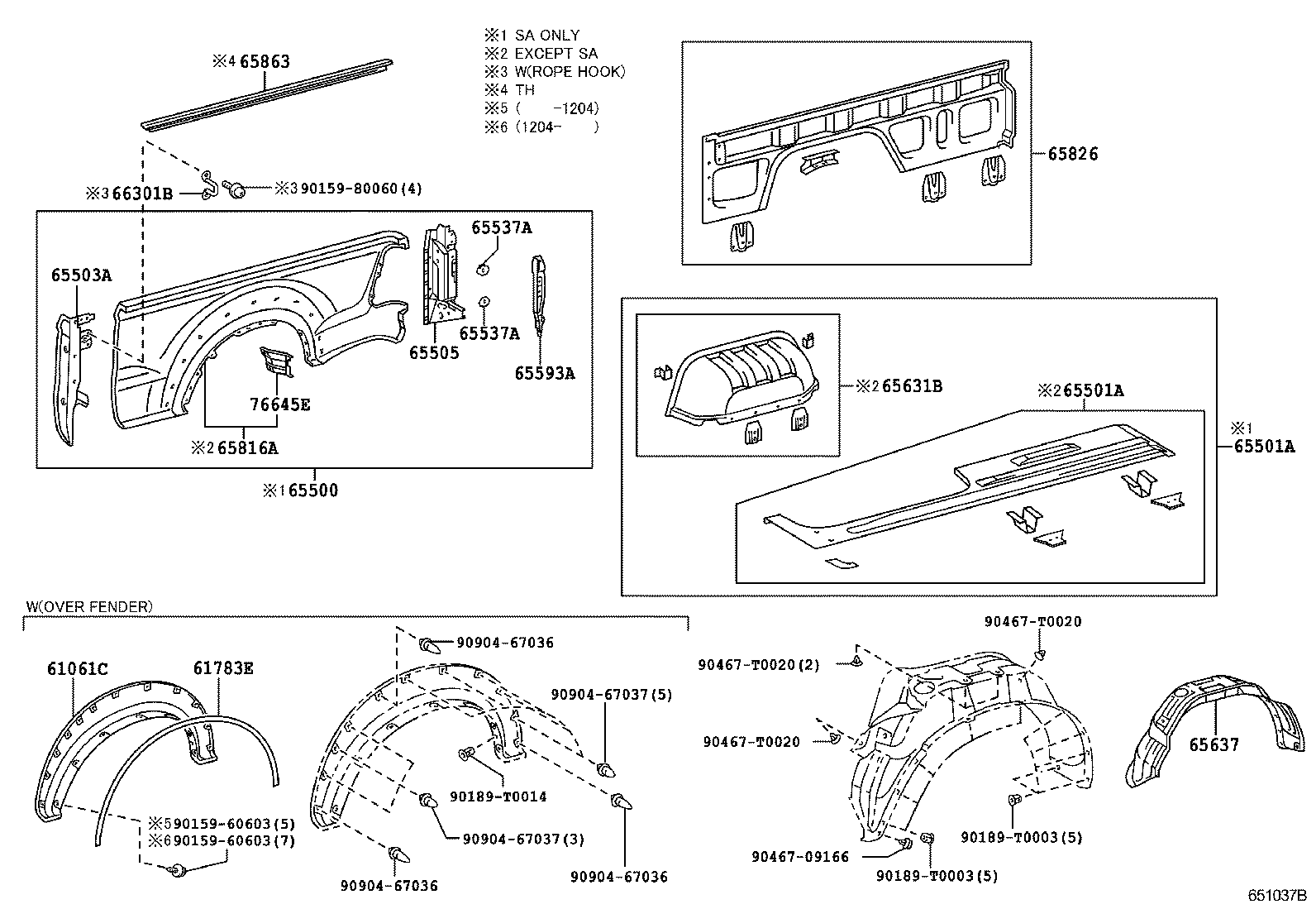  HILUX |  REAR BODY SIDE PANEL