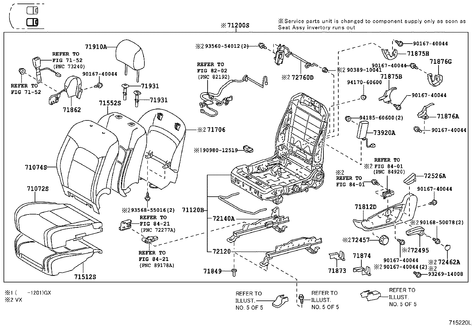  LAND CRUISER 200 |  SEAT SEAT TRACK