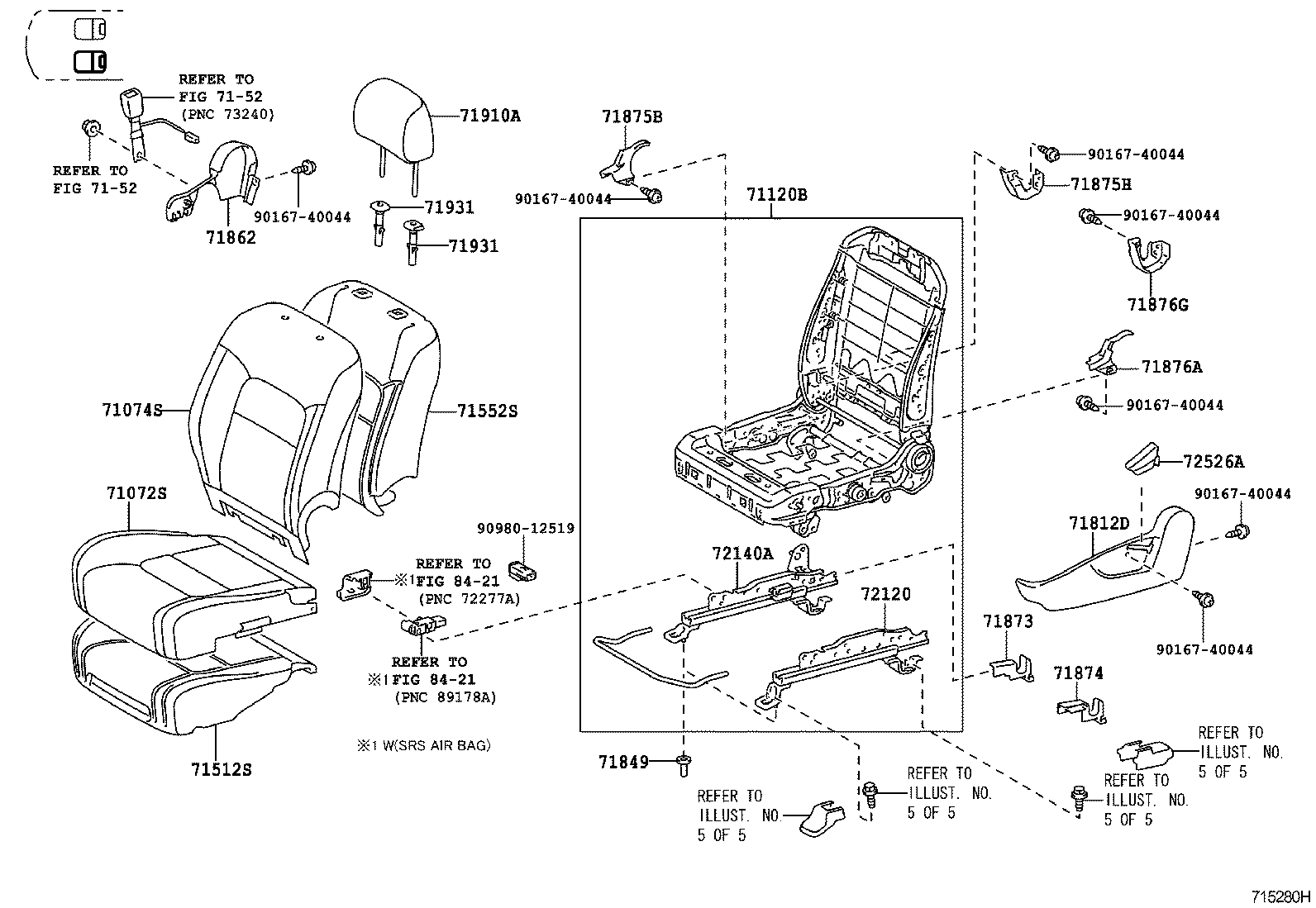  LAND CRUISER 200 |  SEAT SEAT TRACK