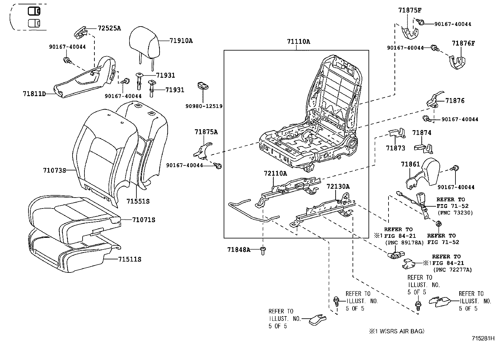  LAND CRUISER 200 |  SEAT SEAT TRACK