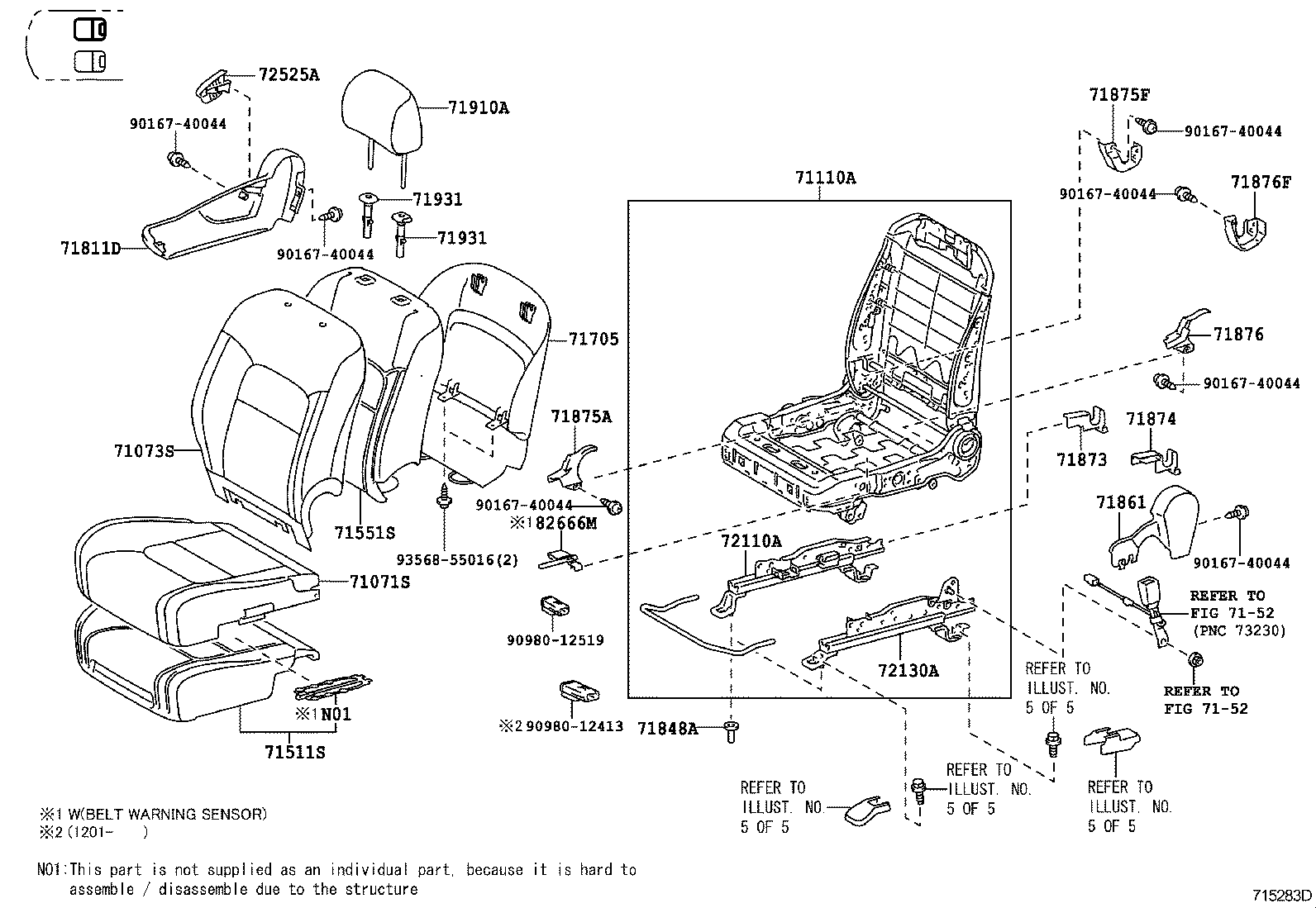  LAND CRUISER 200 |  SEAT SEAT TRACK