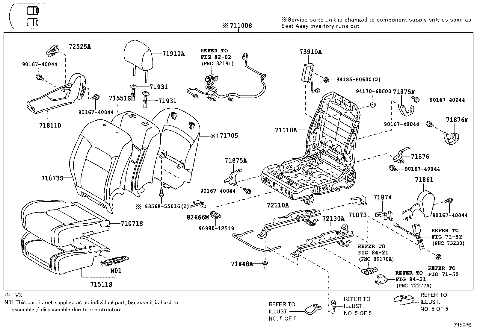  LAND CRUISER 200 |  SEAT SEAT TRACK