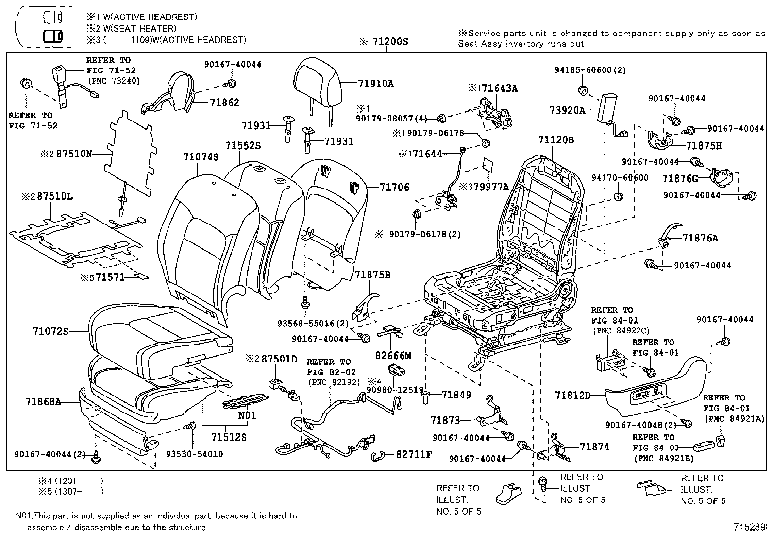  LAND CRUISER 200 |  SEAT SEAT TRACK