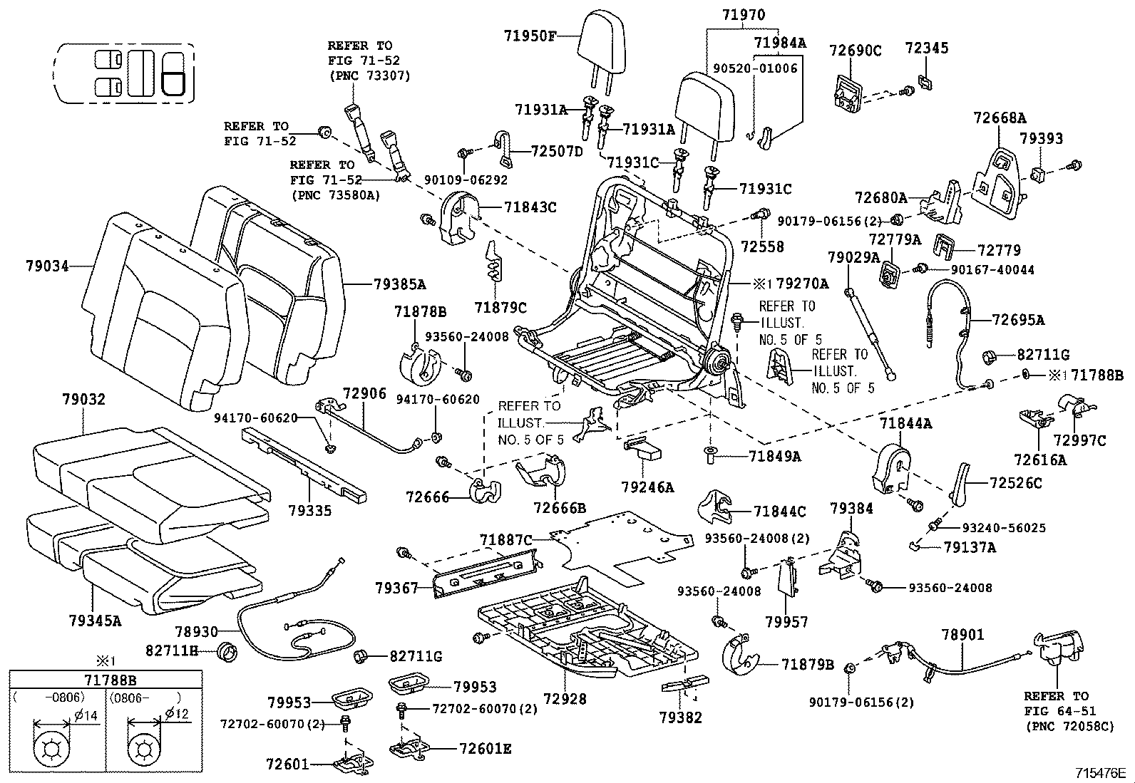 LAND CRUISER 200 |  SEAT SEAT TRACK