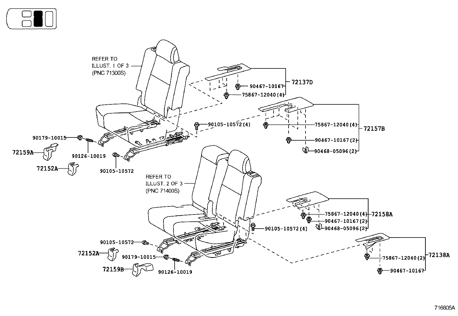  GX400 460 |  SEAT SEAT TRACK