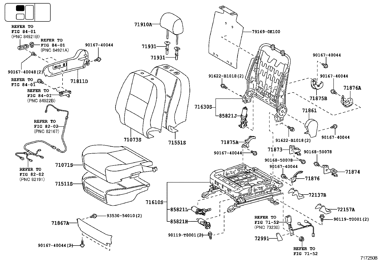  HILUX |  SEAT SEAT TRACK