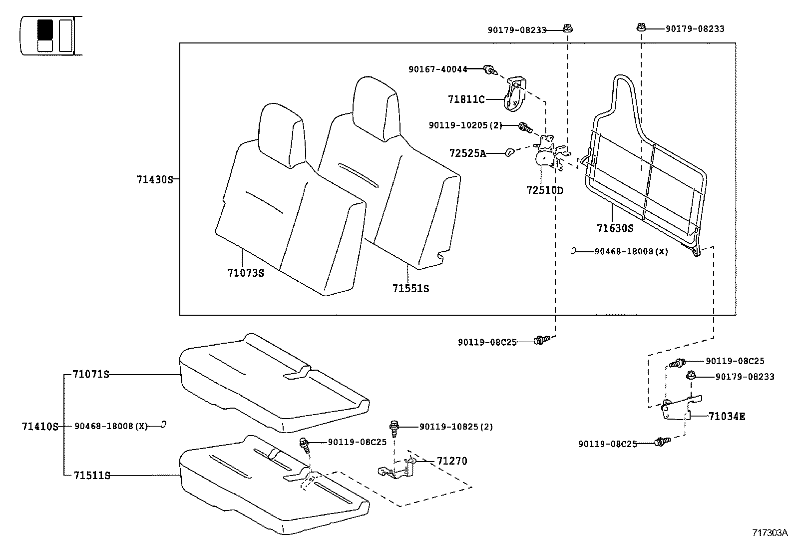  DYNA |  SEAT SEAT TRACK