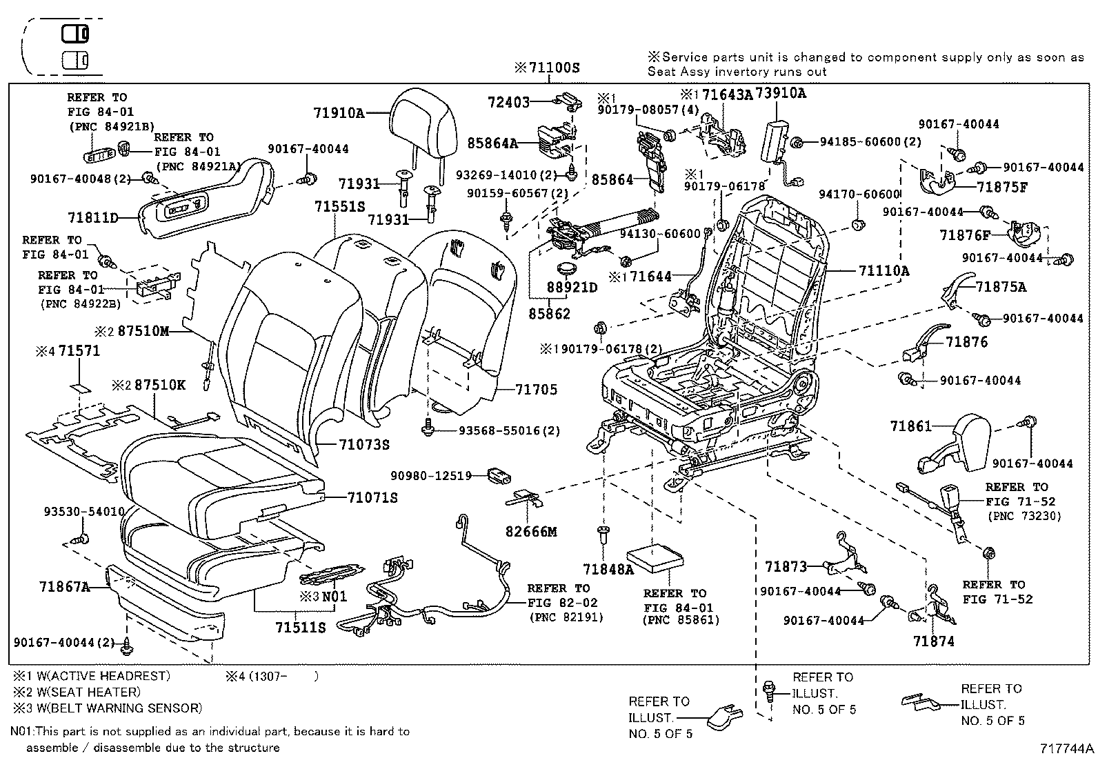  LAND CRUISER 200 |  SEAT SEAT TRACK