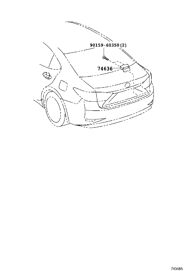  ES250 350 300H |  ARMREST VISOR