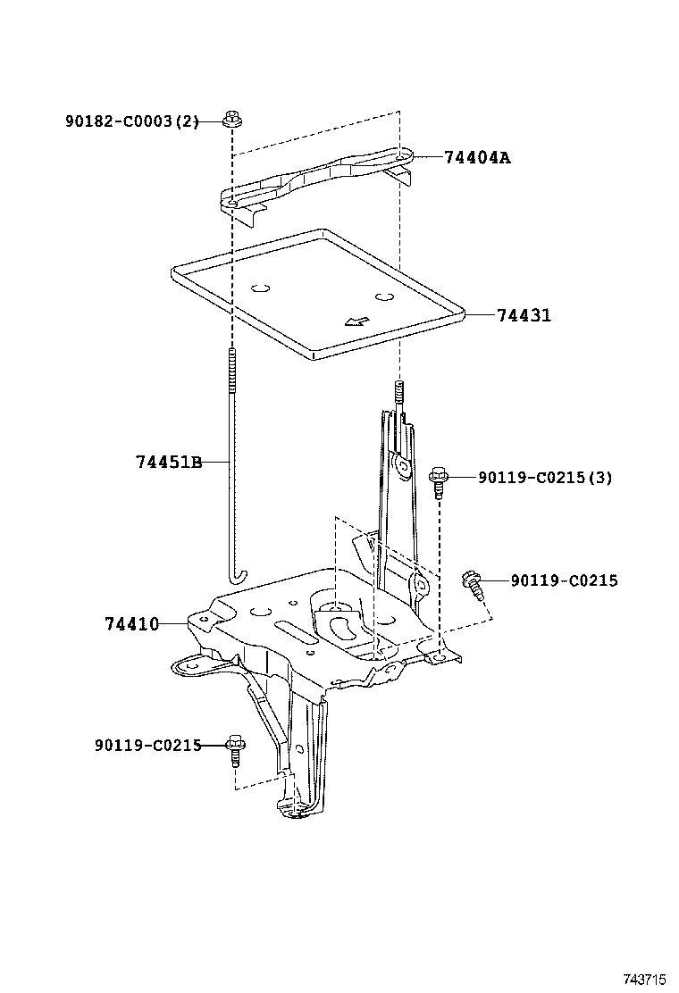  YARIS |  BATTERY CARRIER