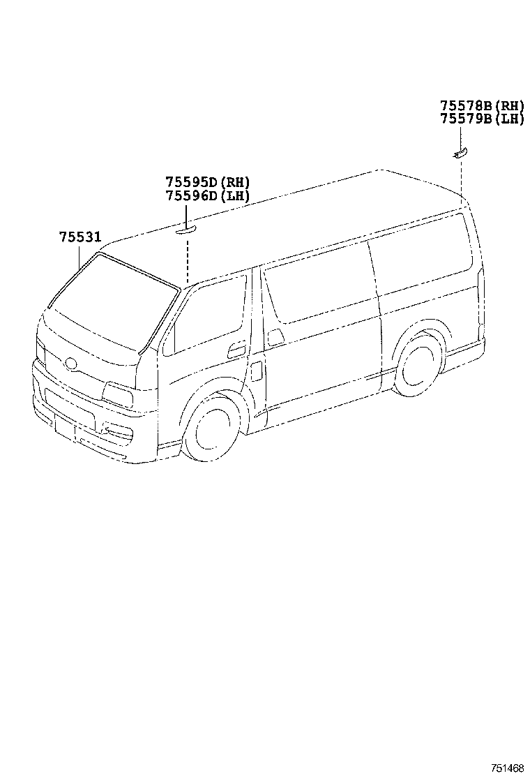  HIACE |  MOULDING