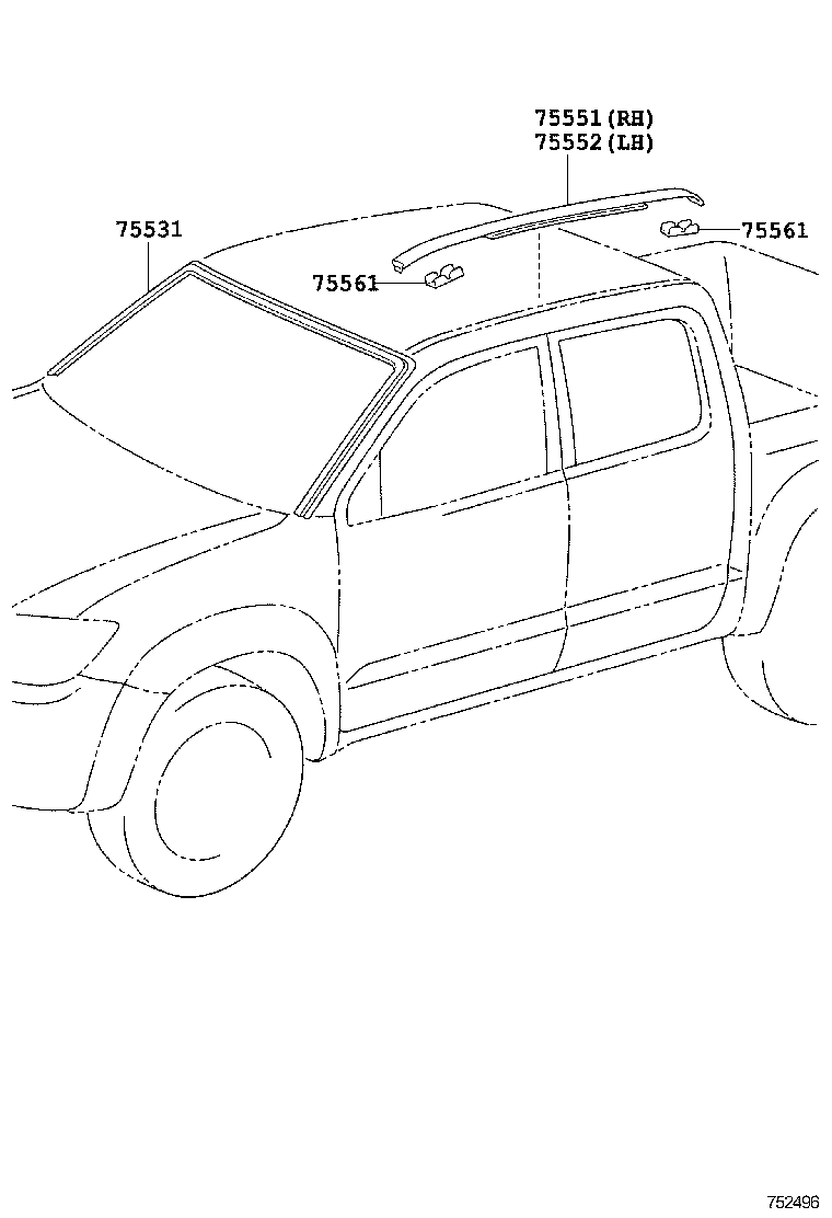  HILUX |  MOULDING