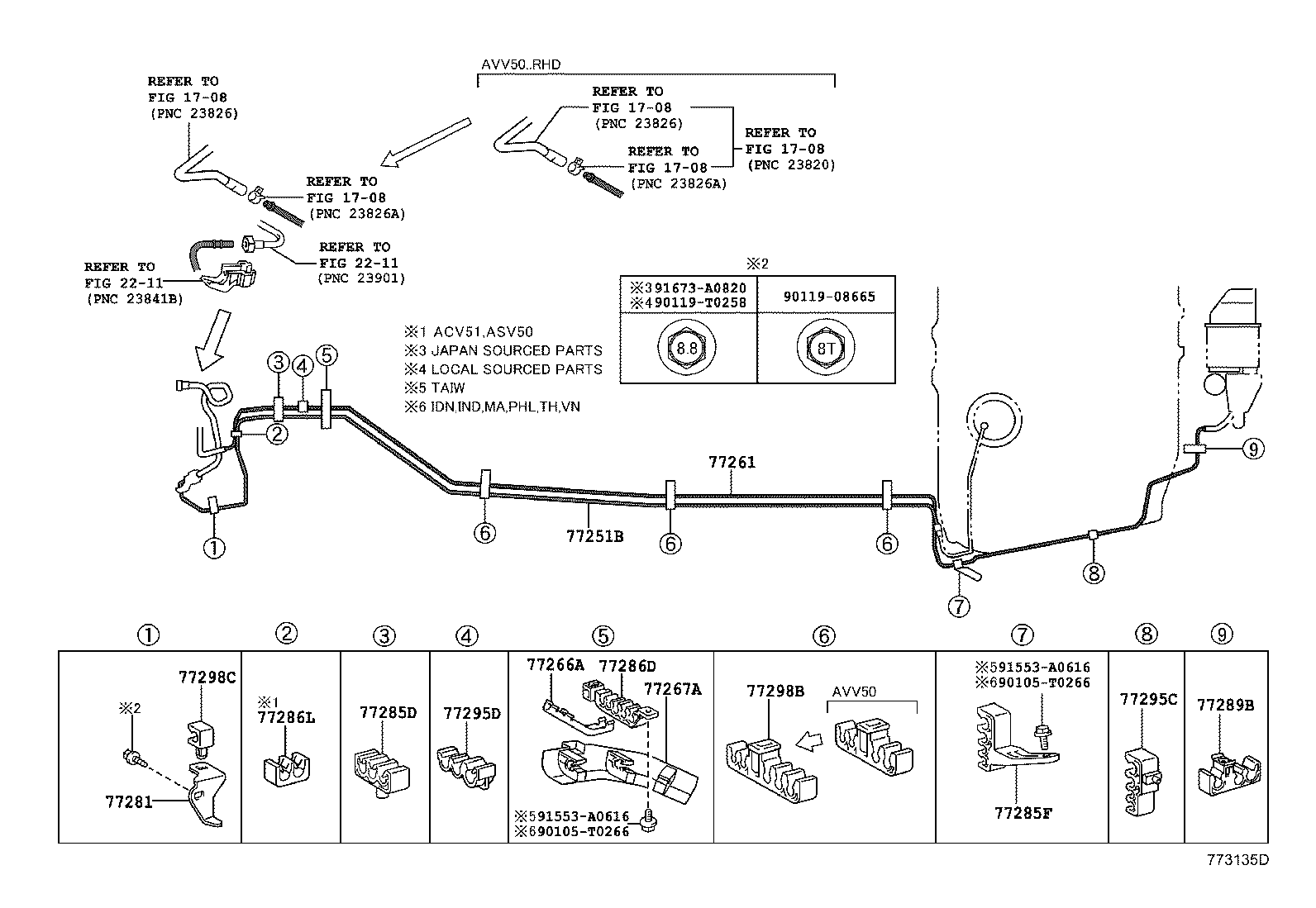  CAMRY HYBRID ASIA |  FUEL TANK TUBE