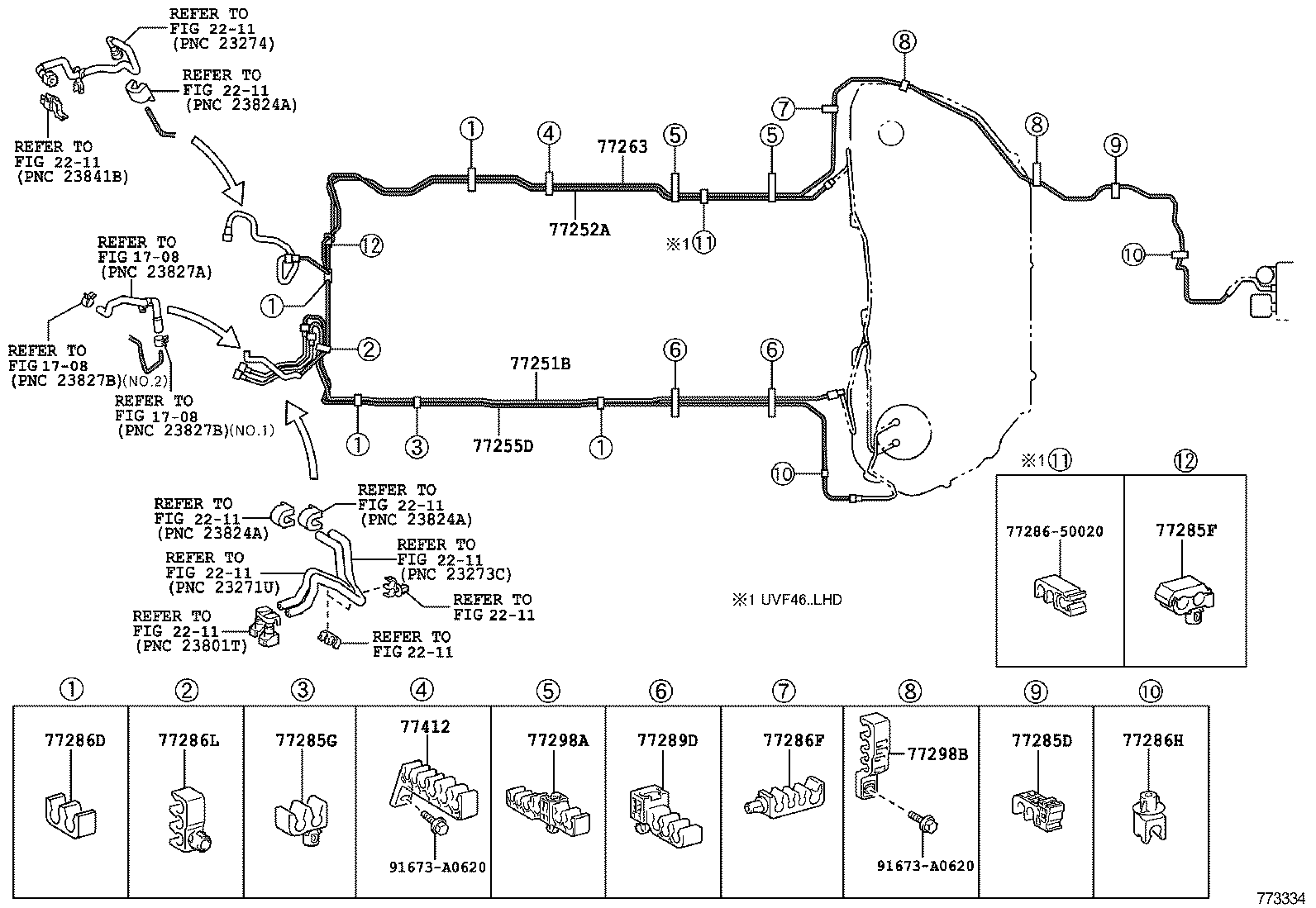  LS600H 600HL |  FUEL TANK TUBE