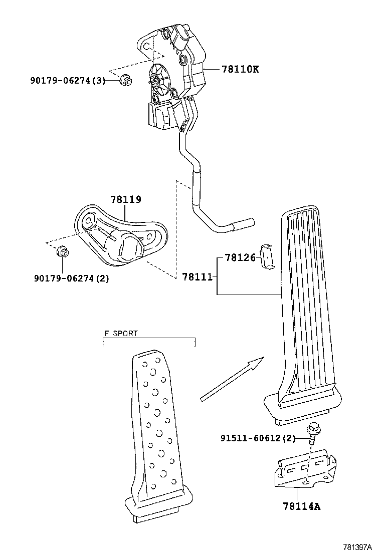  LS460 460L |  ACCELERATOR LINK