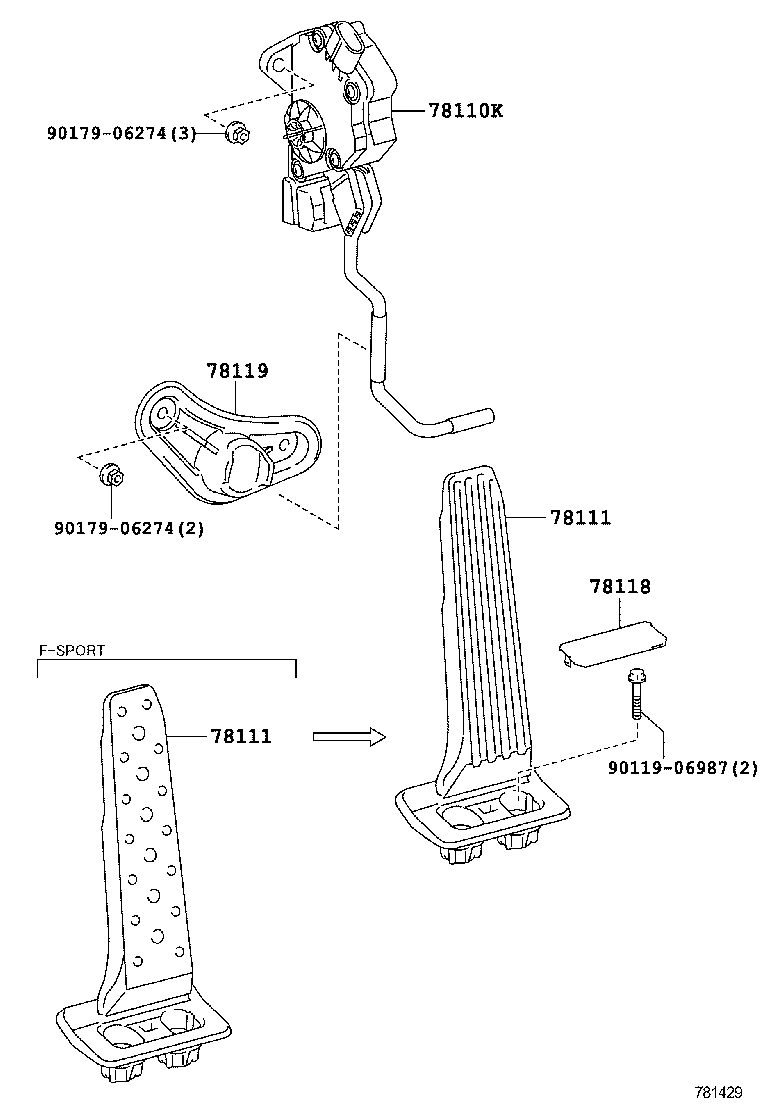  LS600H 600HL |  ACCELERATOR LINK