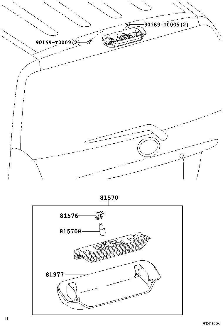  INNOVA KIJANG INNOVA |  CENTER STOP LAMP