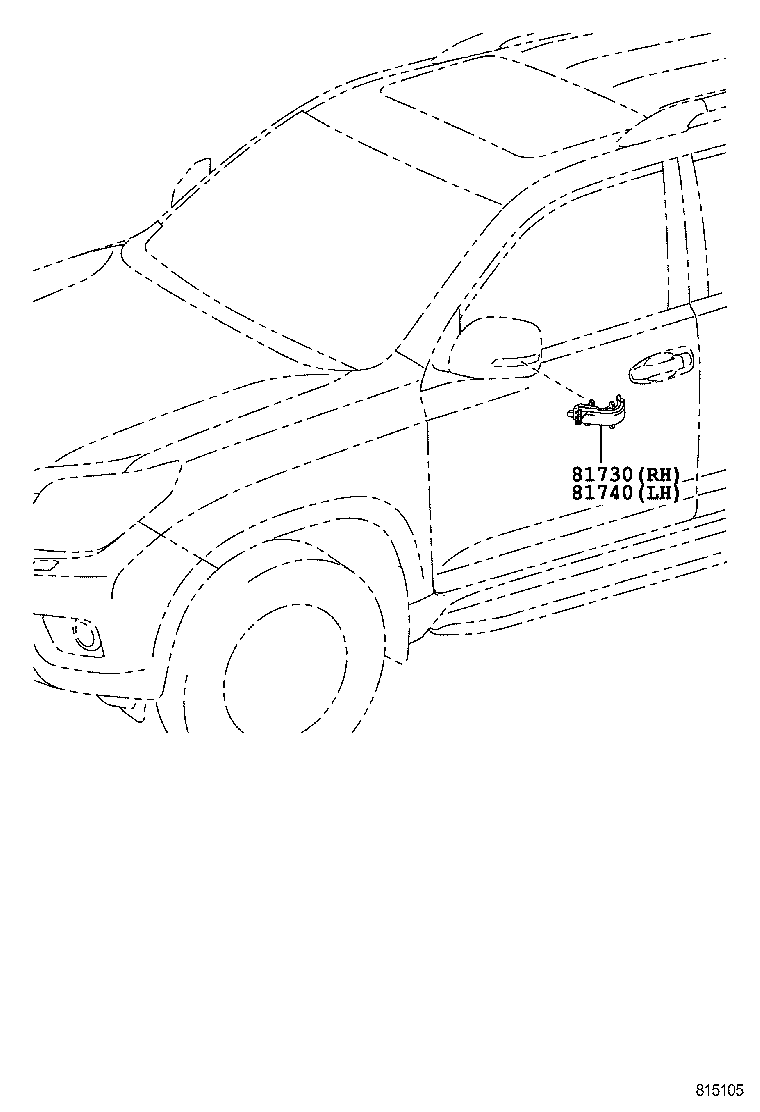  LAND CRUISER PRADO |  SIDE TURN SIGNAL LAMP OUTER MIRROR LAMP