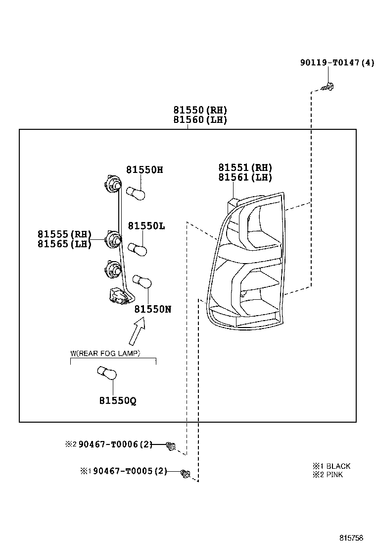  HILUX |  REAR COMBINATION LAMP