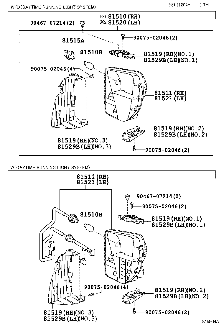  PRIUS |  FRONT TURN SIGNAL LAMP