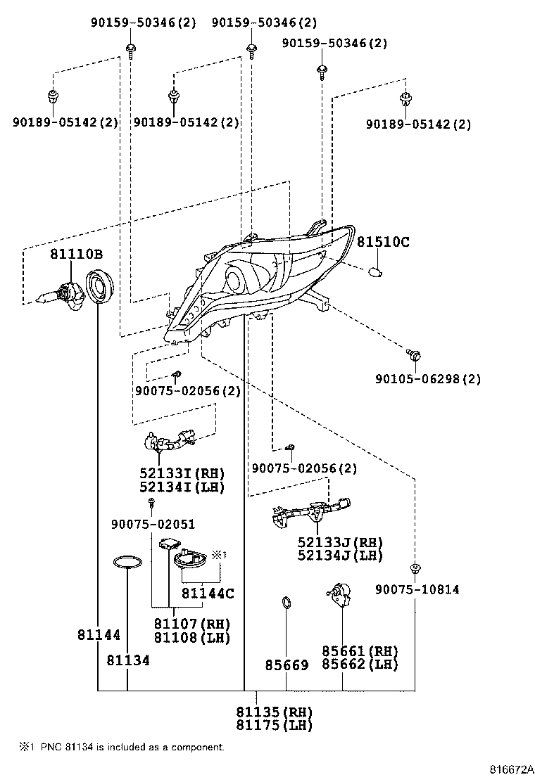  LAND CRUISER PRADO |  HEADLAMP