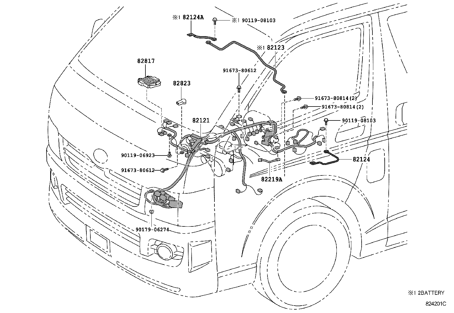  HIACE |  WIRING CLAMP