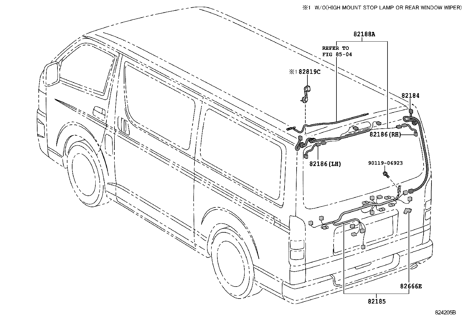  HIACE |  WIRING CLAMP