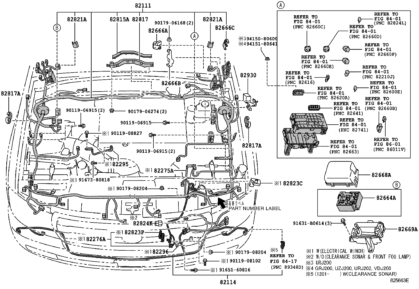  LAND CRUISER 200 |  WIRING CLAMP