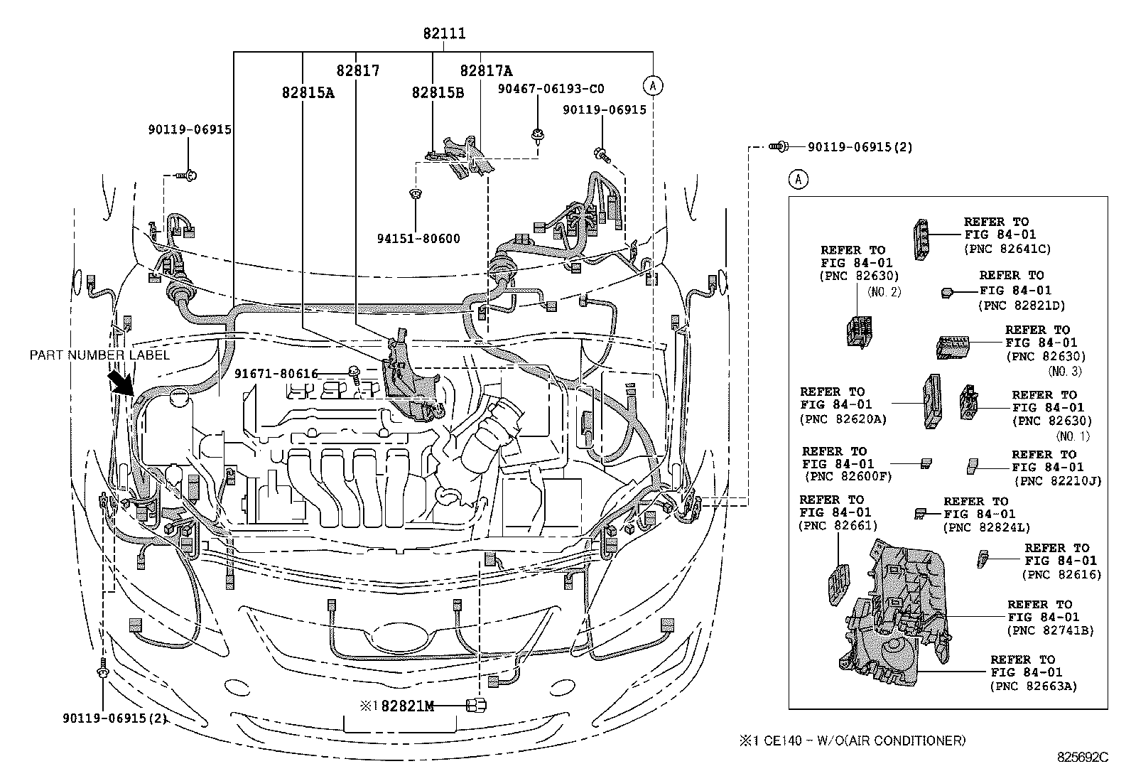  COROLLA |  WIRING CLAMP