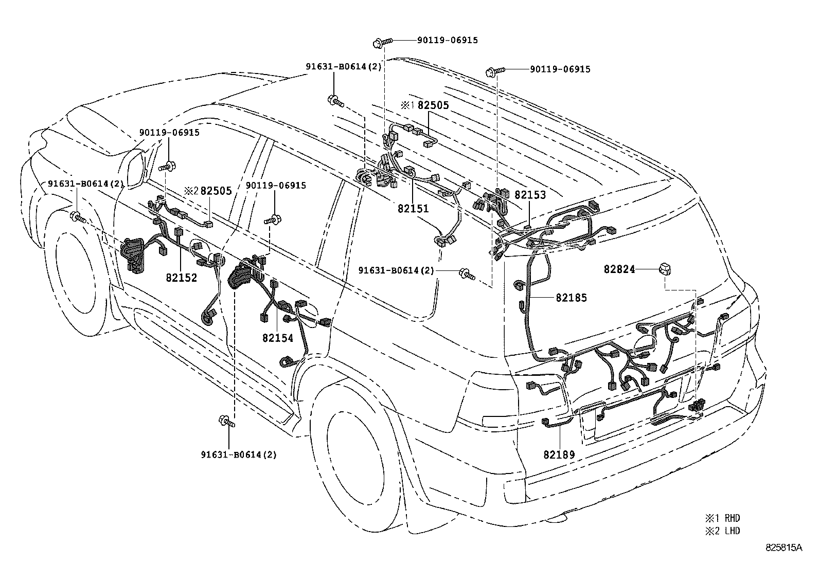  LX460 570 |  WIRING CLAMP