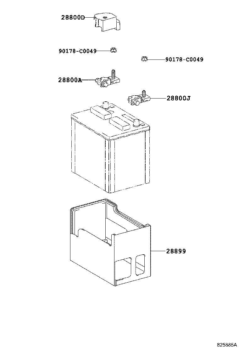  LAND CRUISER 200 |  BATTERY BATTERY CABLE