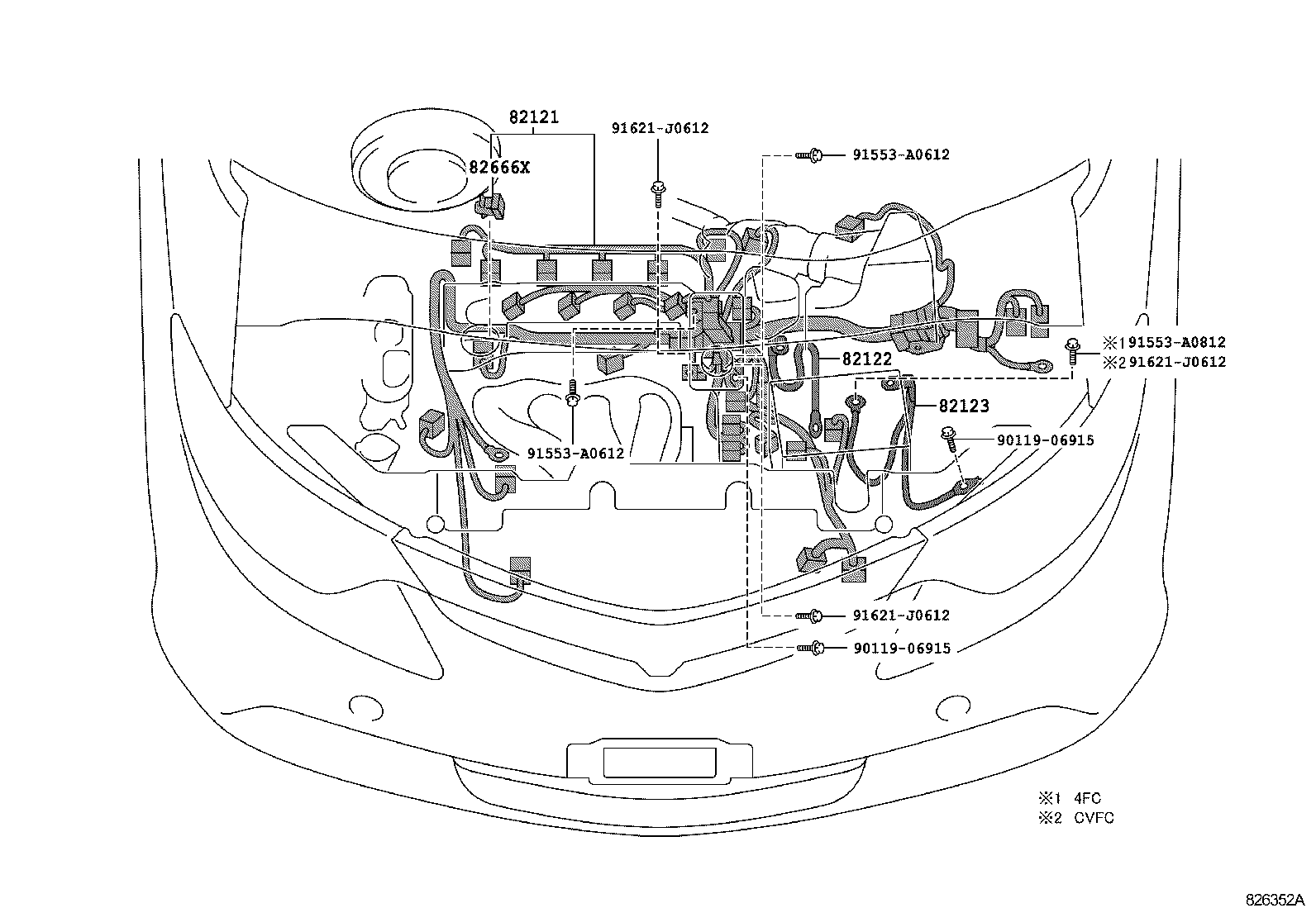  PREVIA TARAGO |  WIRING CLAMP