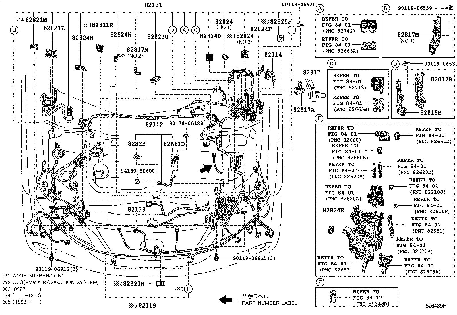  RX270 350 450H |  WIRING CLAMP