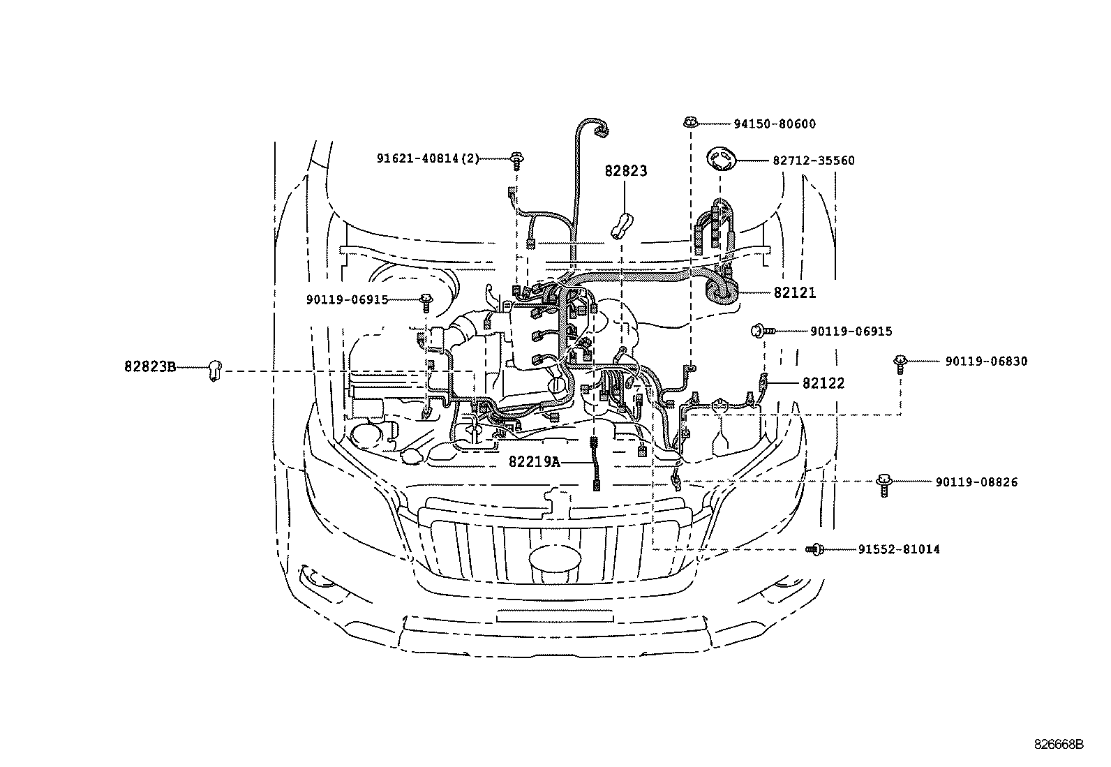  LAND CRUISER PRADO |  WIRING CLAMP