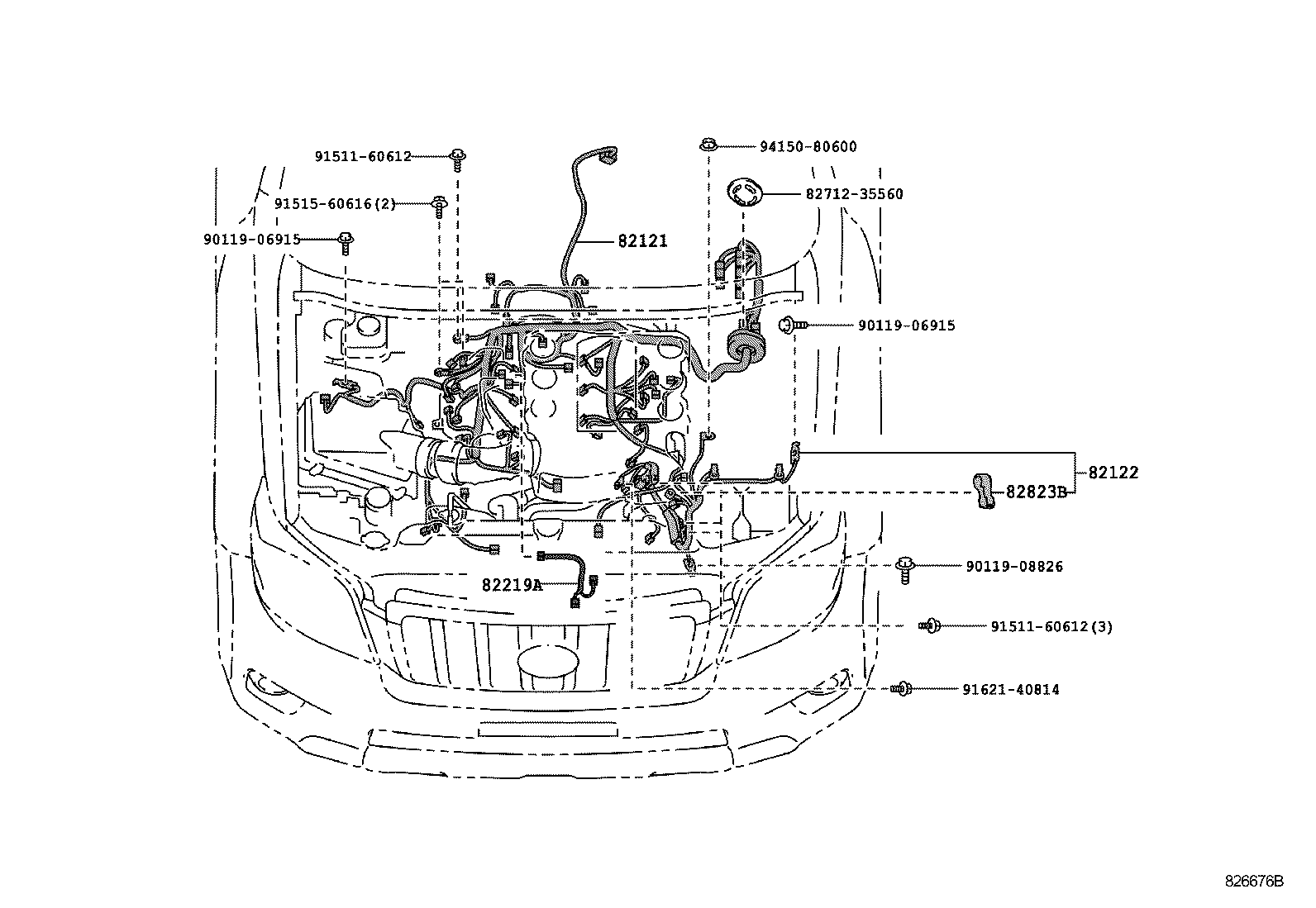  LAND CRUISER PRADO |  WIRING CLAMP