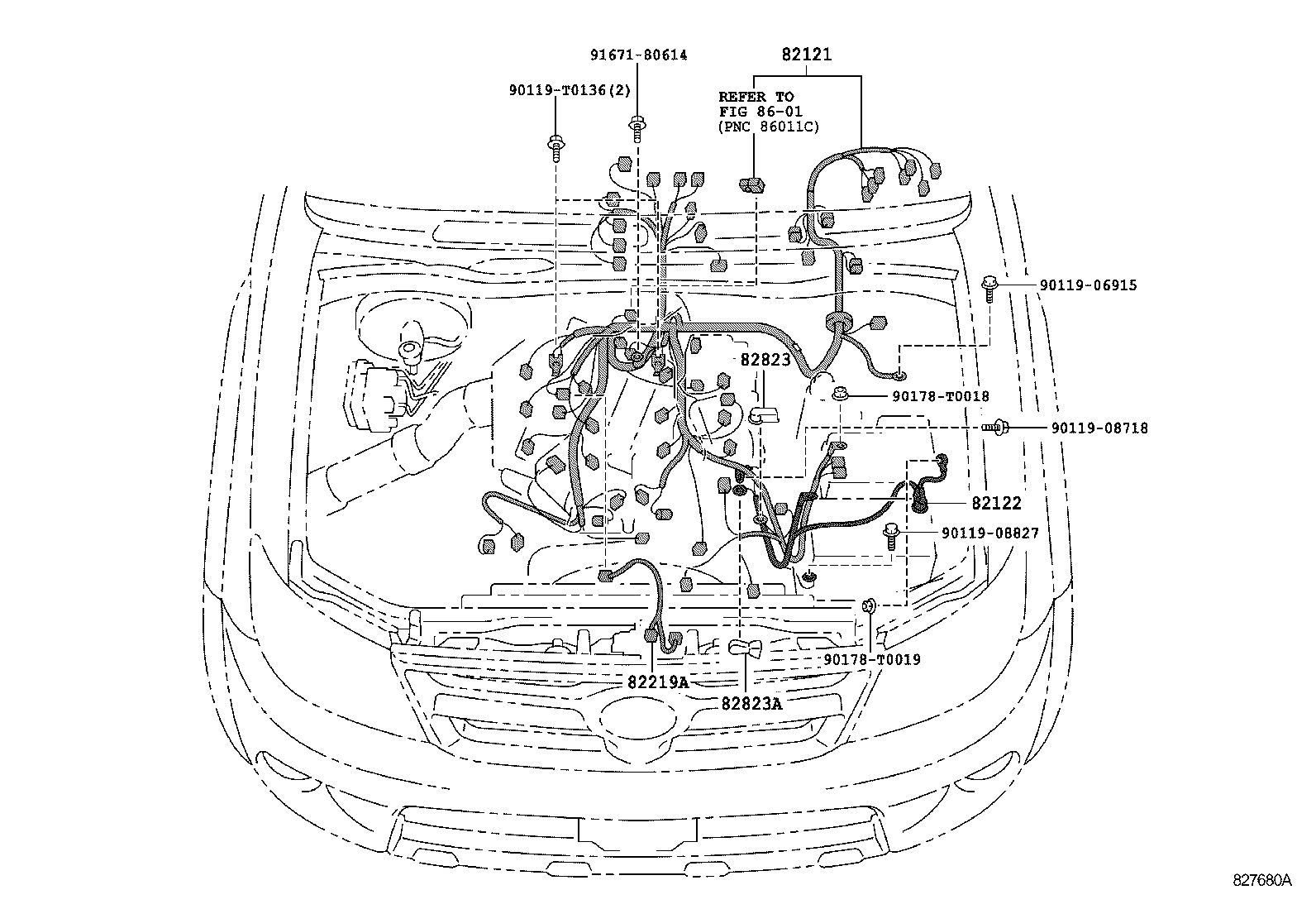  HILUX |  WIRING CLAMP