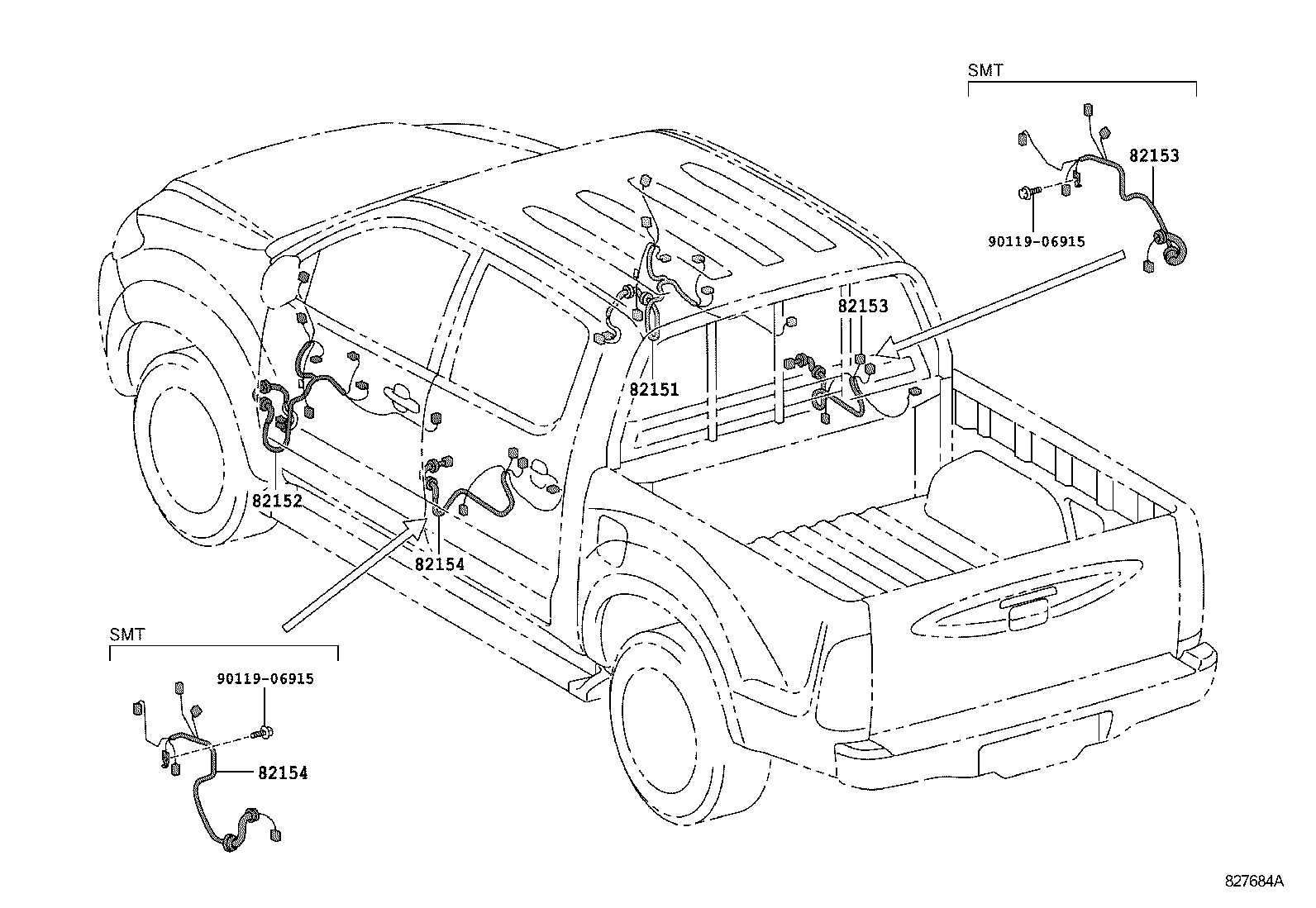  HILUX |  WIRING CLAMP