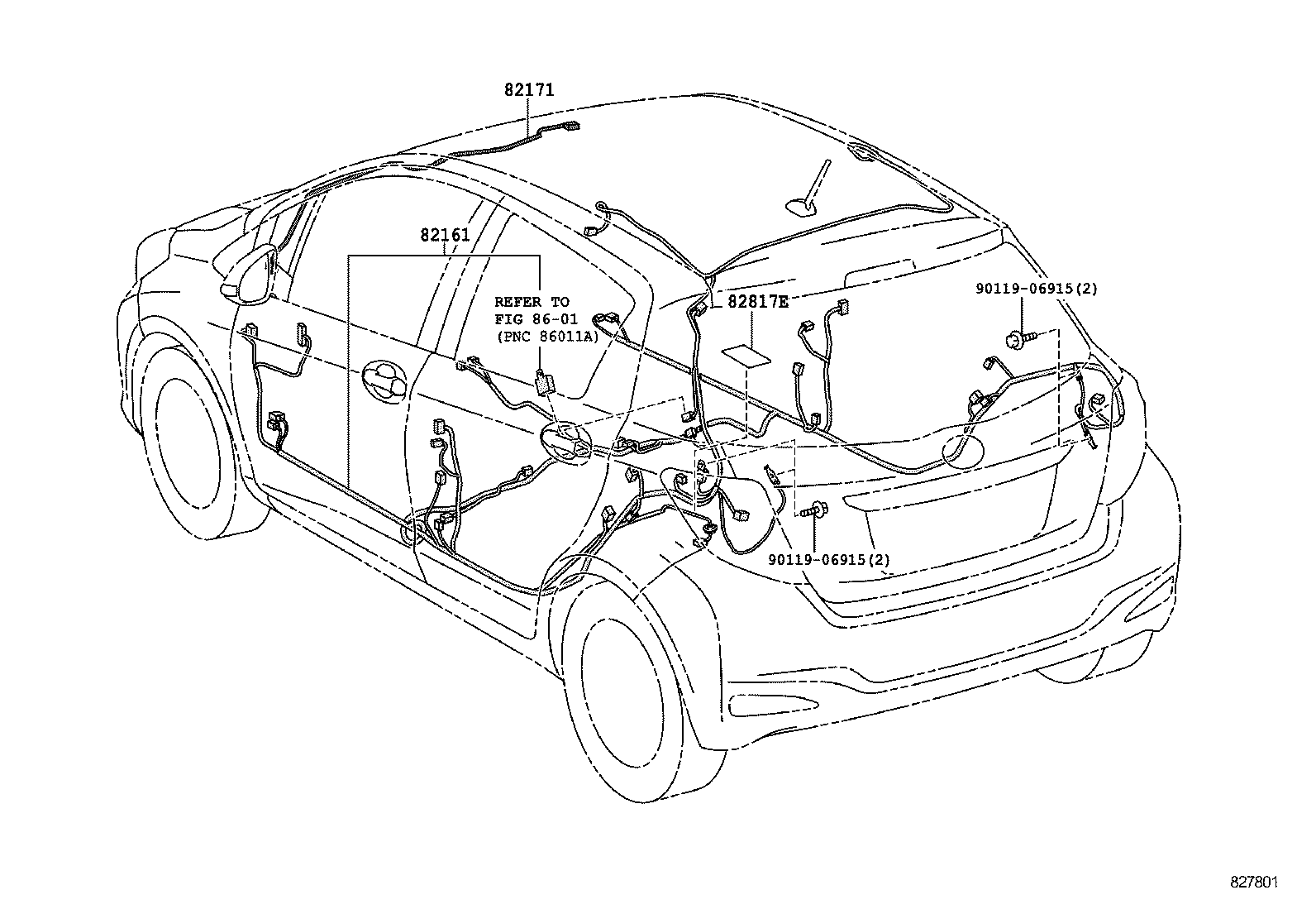  YARIS |  WIRING CLAMP