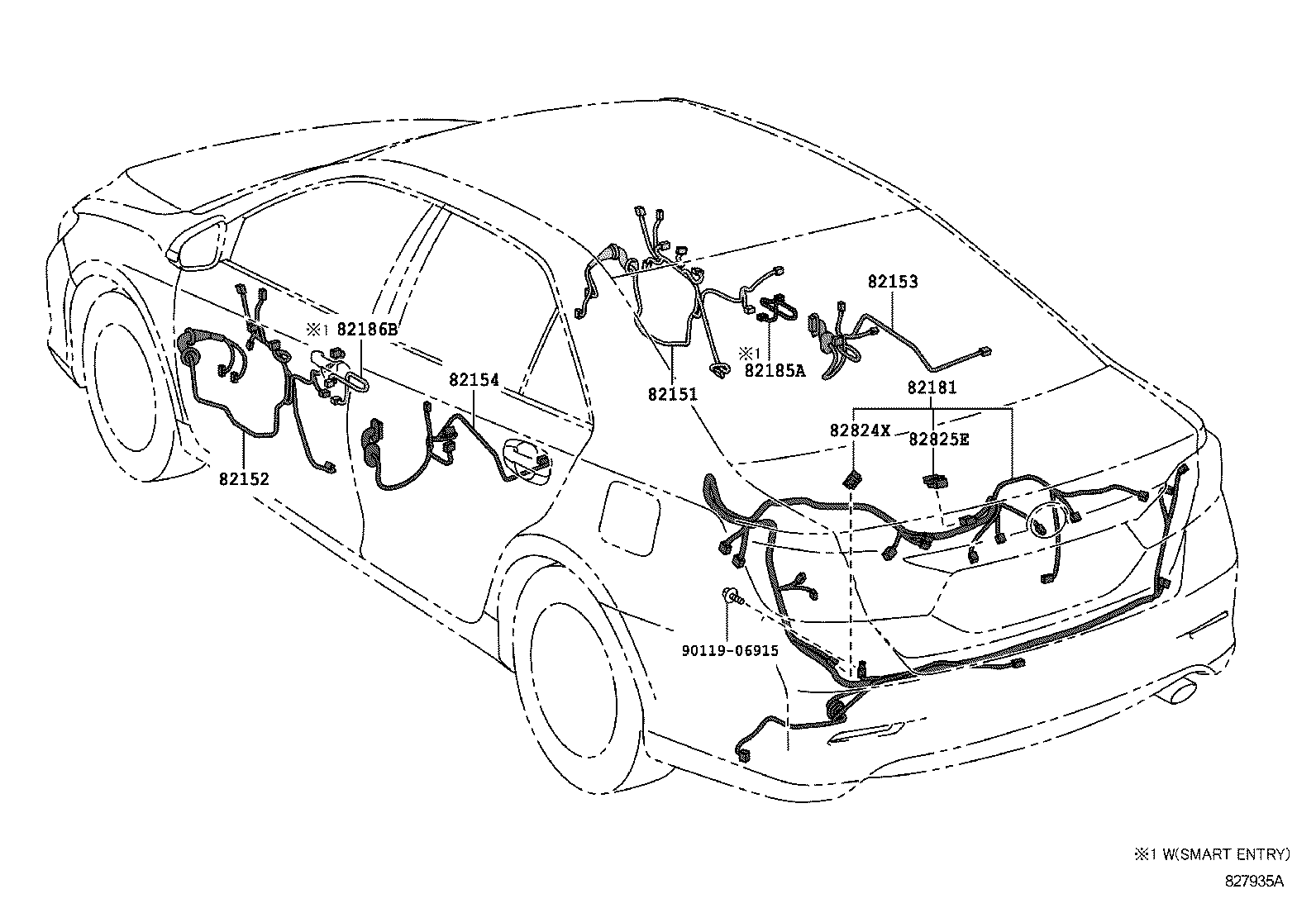  CAMRY AURION HV ARL |  WIRING CLAMP