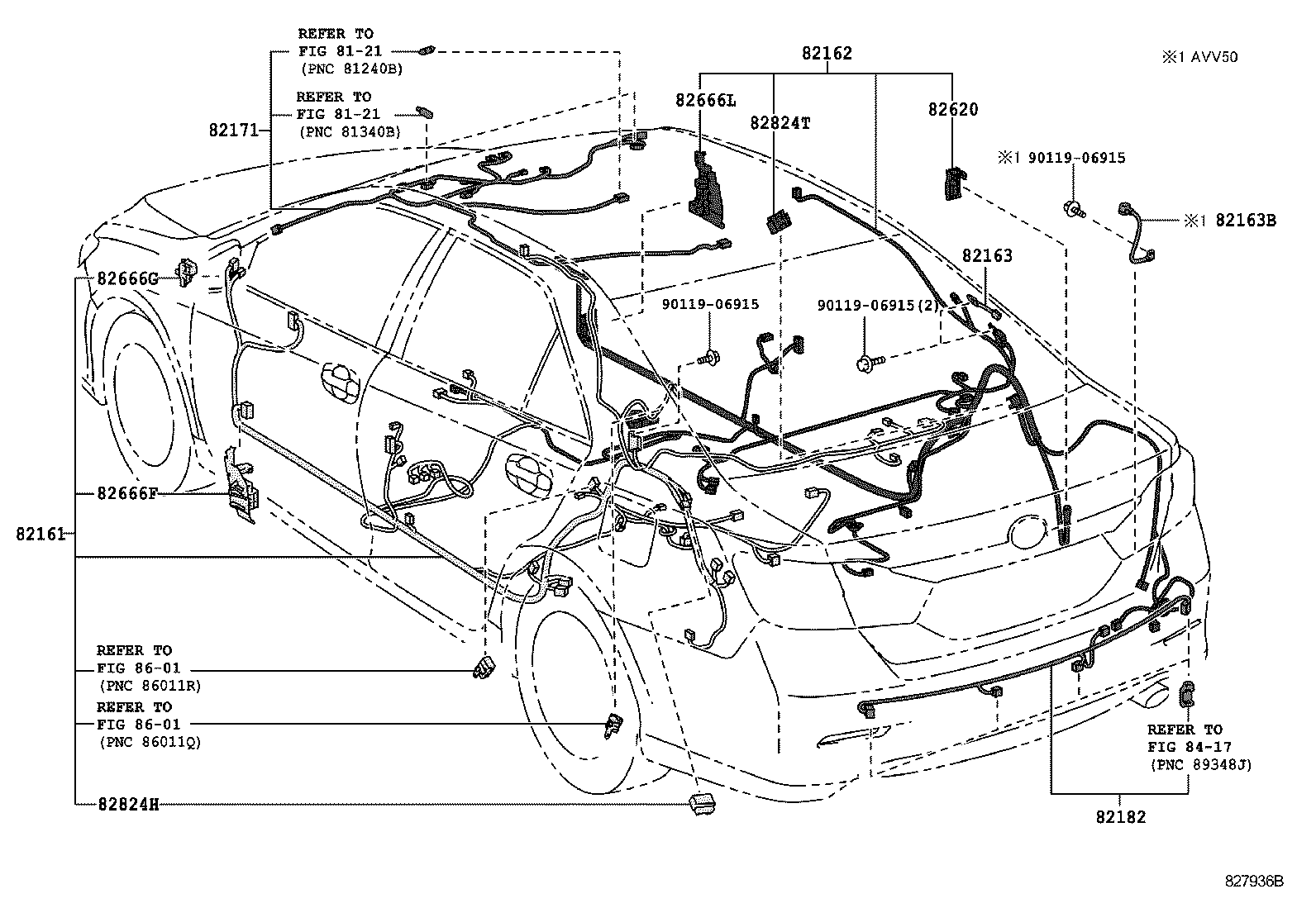  CAMRY AURION HV ARL |  WIRING CLAMP